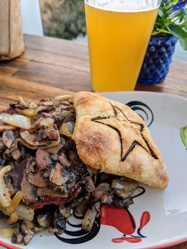 Beyond Burger with Mushrooms